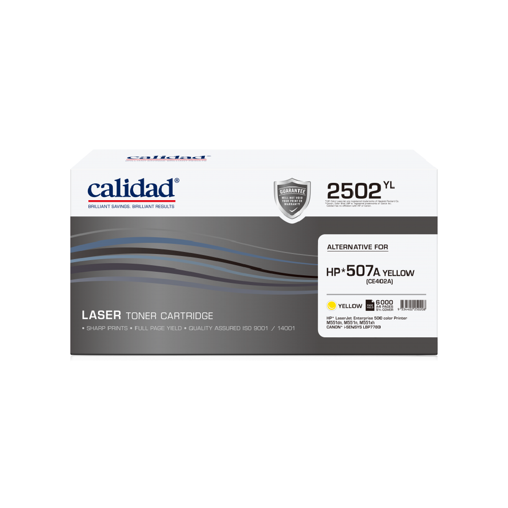 Calidad HP 507A Yellow (CE402A)